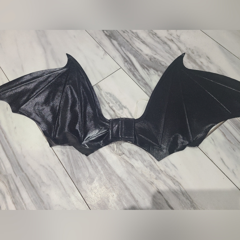 Spirt Halloween Black Bat Wing Accessory - Picture 1 of 2